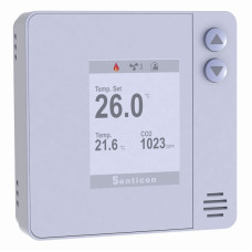 QCR04 BACnet Room CO2 and Temperature Controller with LCD, 2UI, 3AO, 2DO